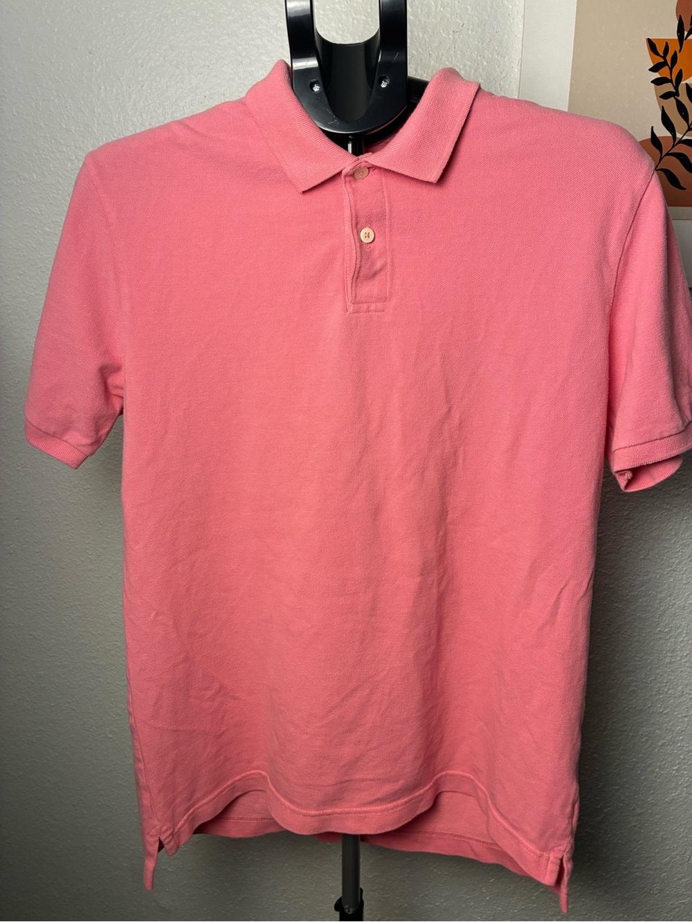 Cherokee Men's Coral Pink Polo Shirt